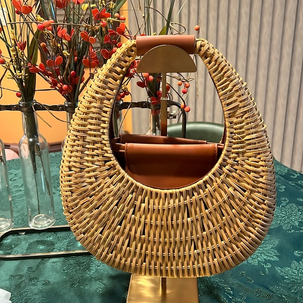 RAMLA Raffia Handbag Ocean summer - Picture 3 of 5